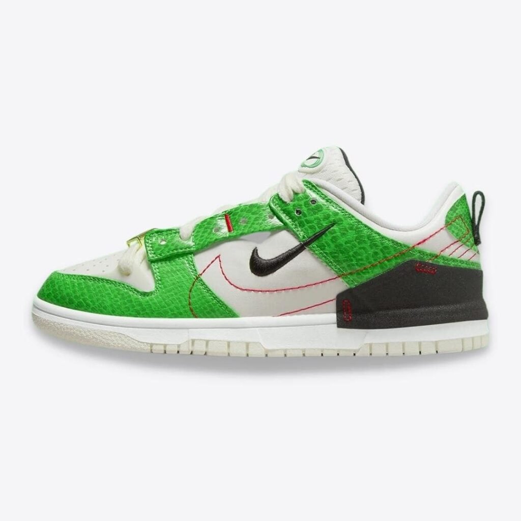 Nike Dunk Low Disrupt 2 "Just Do It" Snakeskin Green